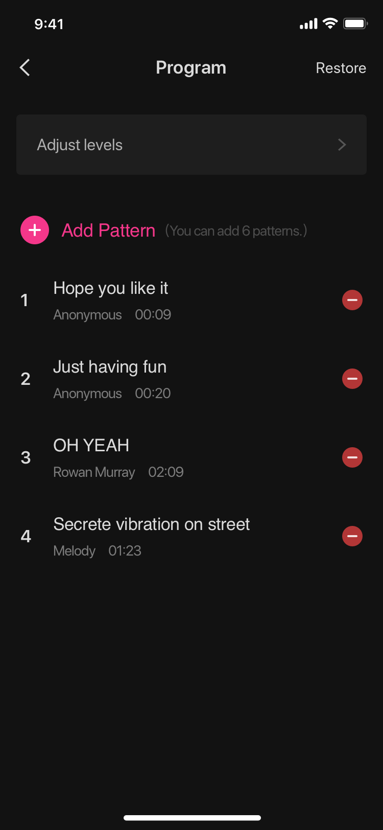 lovense osci 2 - best app in the market - function overview6